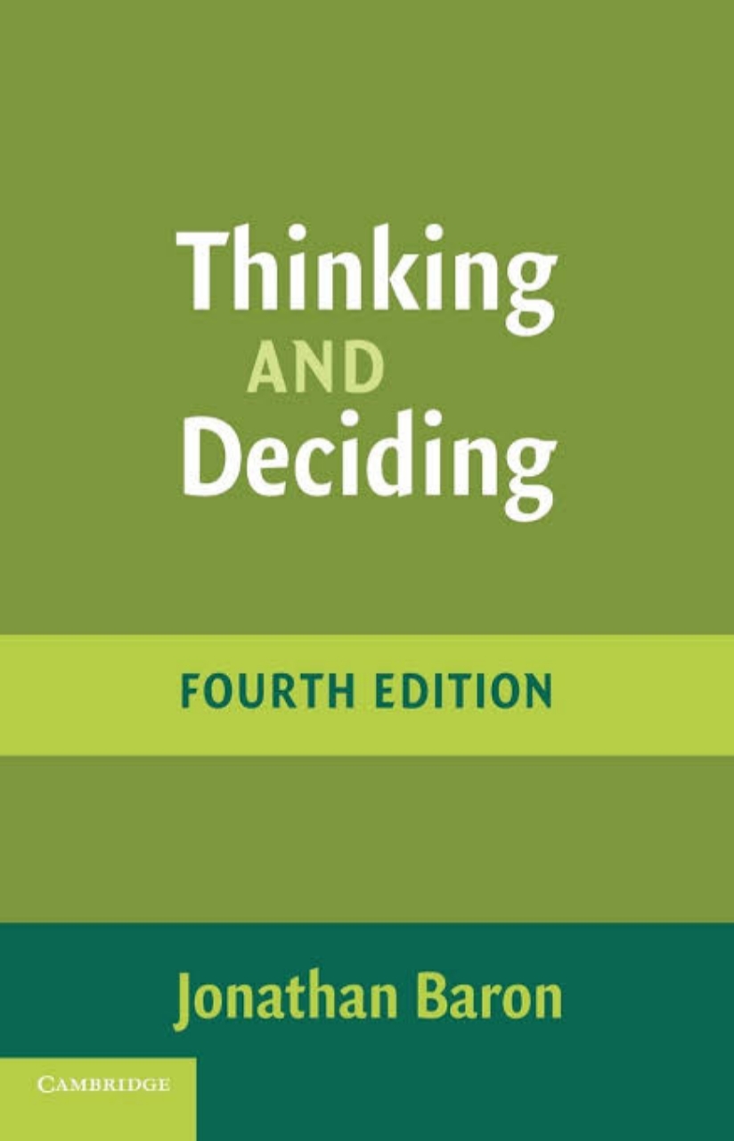 Decision 4. Think first Edition.