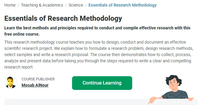 Online Courses for Research Project Design : Credits: Alison