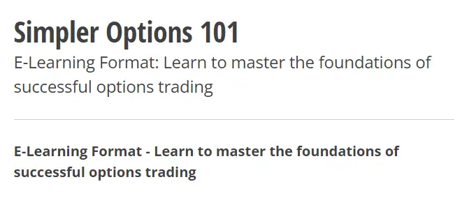 Best Options Trading Course : Credits: Simpler Trading