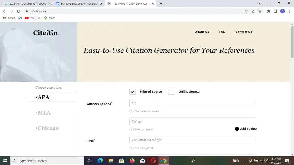 Best Citation Generators for Academic Writing : Credits: CiteItIn