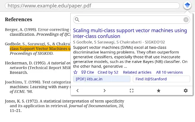 Best Citation Generators for Academic Writing : Credits: Google Scholar Button