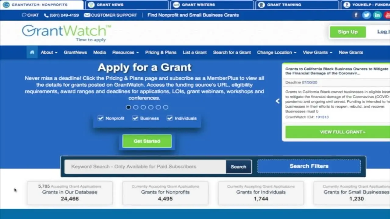 25 Best Grant Databases 2024